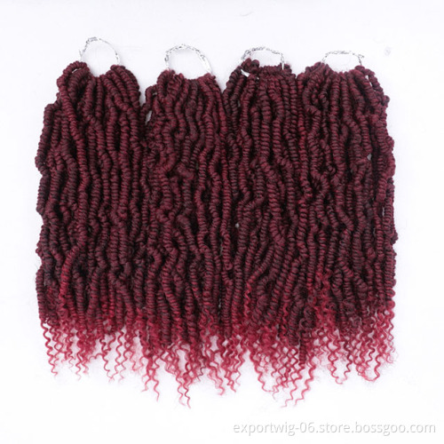 Wholesalers Baids Bomb Twist Hair 12inch Ombre Braids Crochet Braid Hair Synthetic Hair Braids Extensions